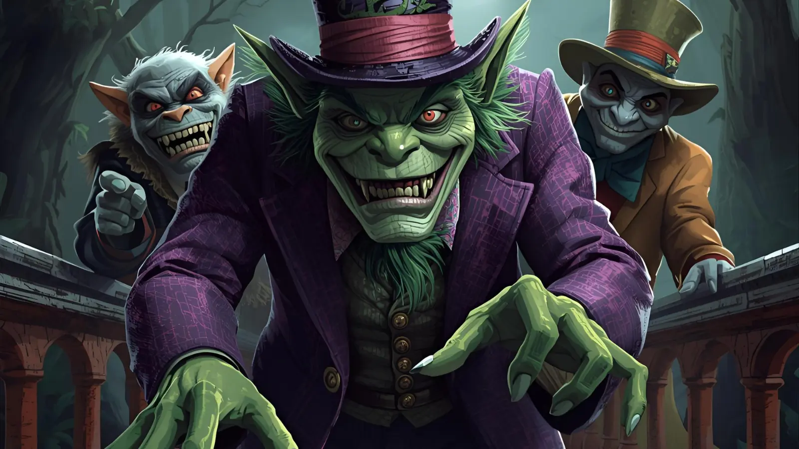 Bridge Troll Mad Hatter Riddler