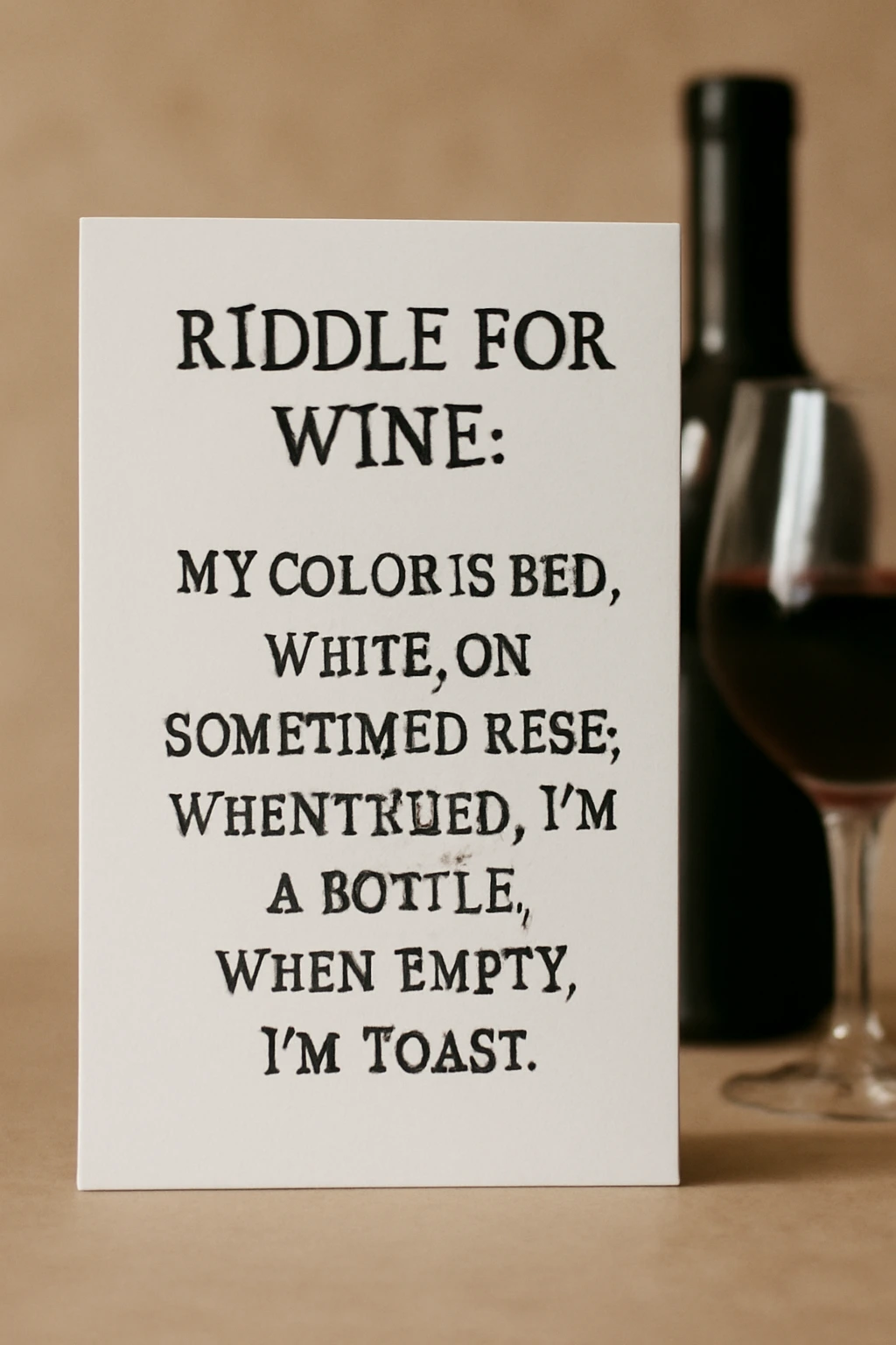 wine bottle and glass with vineyard background