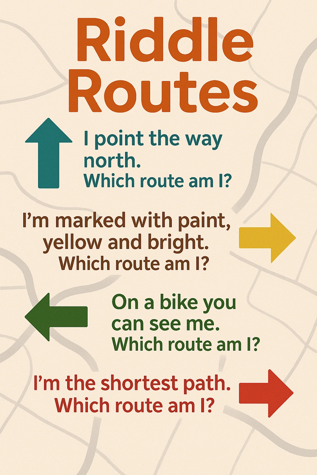 Friends using a phone to follow a riddle route walking tour through a downtown street.”