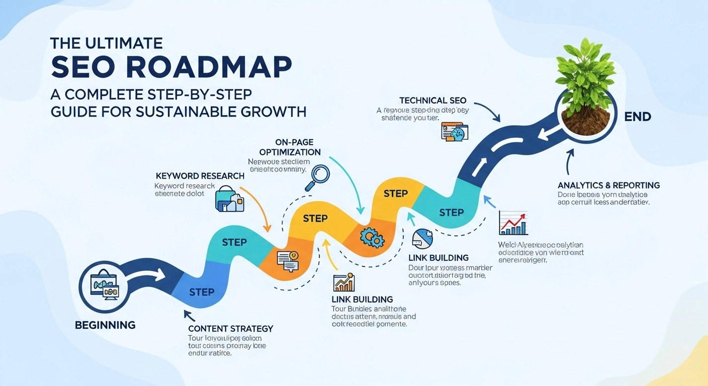 The Ultimate SEO Roadmap: A Complete Step-by-Step Guide for Sustainable Growth