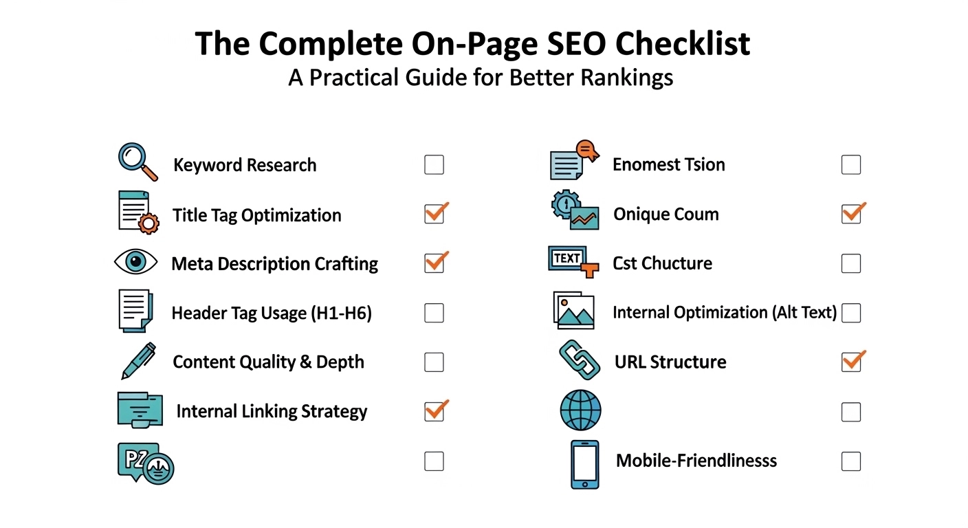 The Complete On-Page SEO Checklist: A Practical Guide for Better Rankings