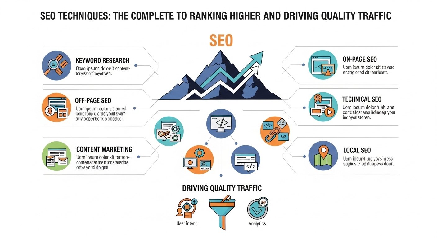 SEO Techniques: The Complete Guide to Ranking Higher and Driving Quality Traffic